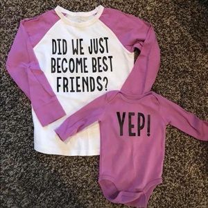 “Did we just become best friends?” Shirt Set